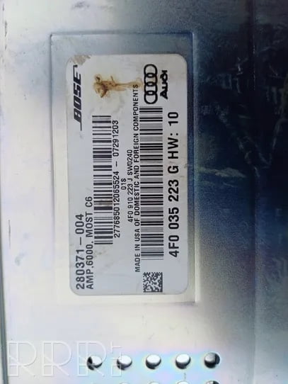 Bose amplifier 4F0035223G